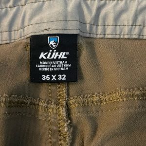 Kuhl Classic Hiking Pants 108846 Utility Khaki Mens 35x32 Dark Khaki